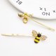 thumbnail image 5 of 1 pieza de horquillas de abeja dulce, pasadores laterales encantadores, horquillas para niñas, dama (negro y amarillo), 5 of 5