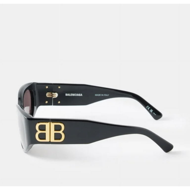 Sunglasses Balenciaga BB 0324 SK- 002 Black / Grey - Walmart.com