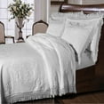 thumbnail image 2 of CGG Home Fashions Hyde Park Jacquard Bedspread White Standard Sham, 2 of 5