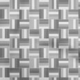 thumbnail image 1 of oneOone Polyester Spandex Gray Fabric Geometric Bold Lines Sewing Material Print Fabric By The Yard 56 Inch Wide, 1 of 4