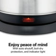 Hamilton Beach Gooseneck Kettle, 1.2 Liter Capacity, Stainless Steel, 40899