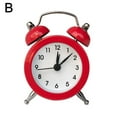 thumbnail image 6 of Mini Twin Bell Alarm Clock Set 3x2 inch Loud Vintage Metal Alarm Clocks with Stereoscopic Dial, Analog Travel Clocks with Backlight, Silent Non-Ticking Design for Heavy Sleepers, 6 of 7