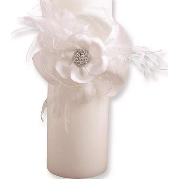 Fashion White Somerset Pillar Candle (3 X 9.5) Made In China gm4024