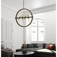 thumbnail image 2 of Cal Lighting 60W X 8 Teramo Wood/Metal Chandelier, 2 of 2
