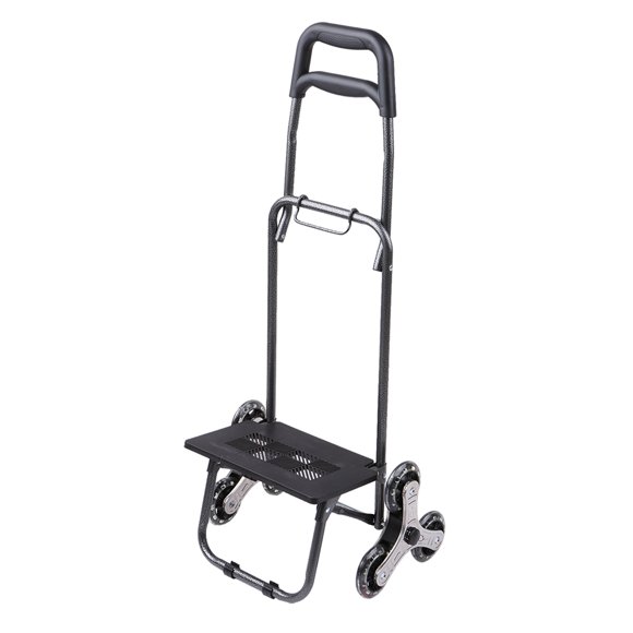 Amdohai Folding Shopping Bag Cart Grocery Shopping Foldable Cart Stair Climber Shopping Trolley Cart Crystal Wheel Trolley Grocery Cart