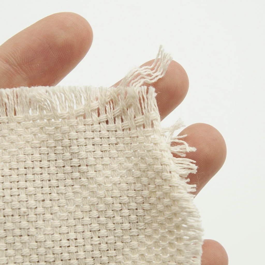 Cotton Monks Cloth for Embroidery Needlework Sewing Needle Accessory Handmade 185x100cm