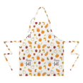 thumbnail image 2 of Happy Fall Pattern Apron-Garden Aprons for Women with Pockets-Cotton Linen Waterproof Kitchen Cooking Gardening Aprons Adjustable for Kitchen,Cooking,BBQ and Salon 33"x27", 2 of 7