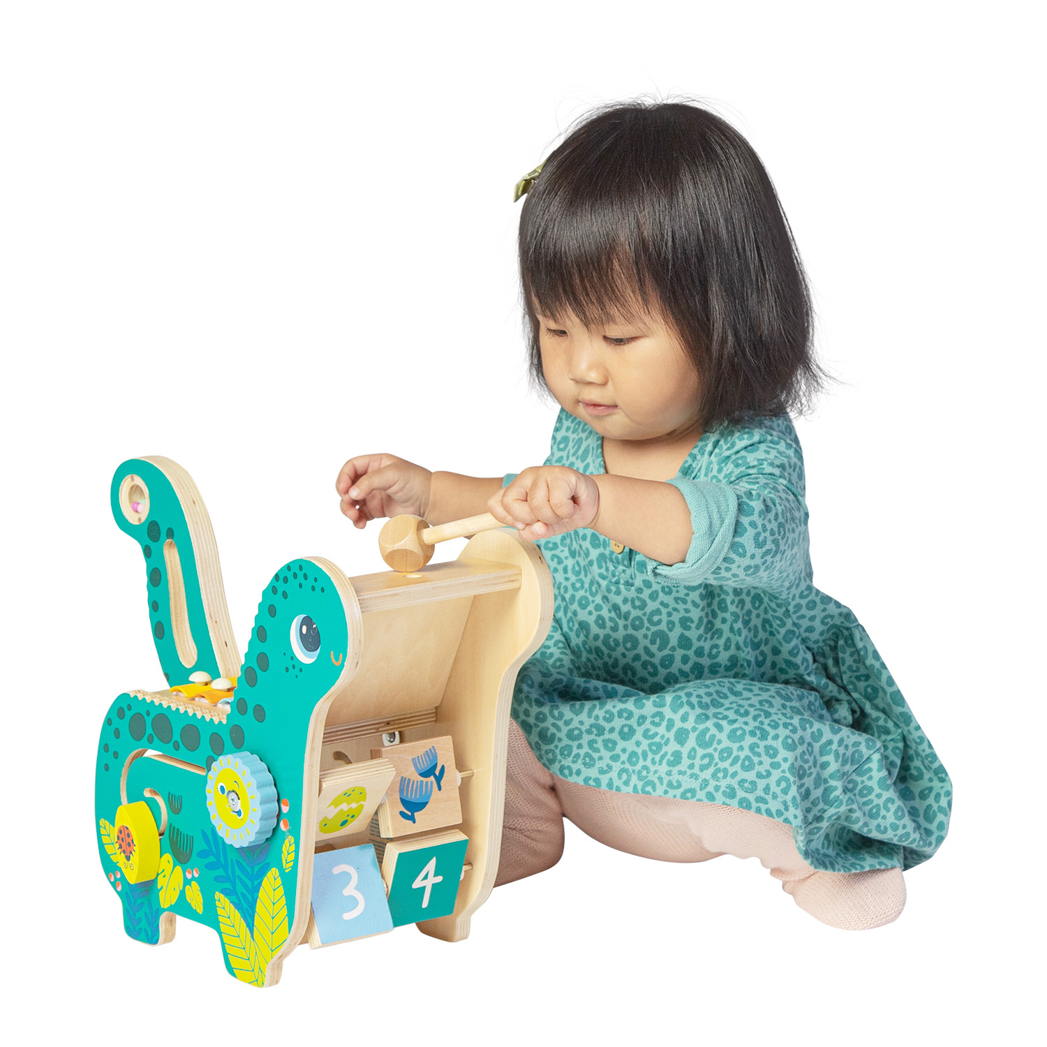 Manhattan Toy Musical Diego Dino Wooden Instrument Toy photo 8