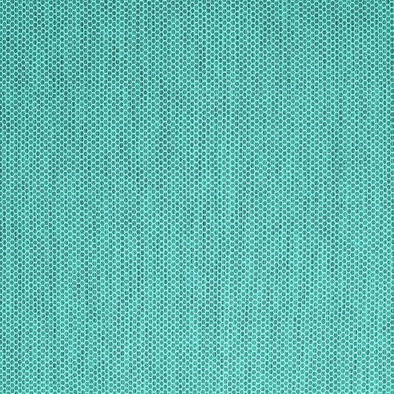 Ahgly Company Machine Washable Indoor Square Abstract Turquoise Blue Contemporary Area Rugs, 8' Square