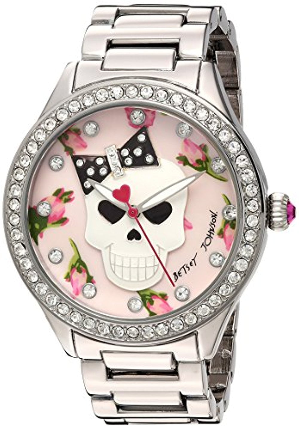 Betsey johnson shop sugar skull watch