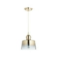 thumbnail image 2 of Quorum Lighting - 8.5 Inch One Light Pendant  Polished Nickel Finish with Clear, 2 of 7