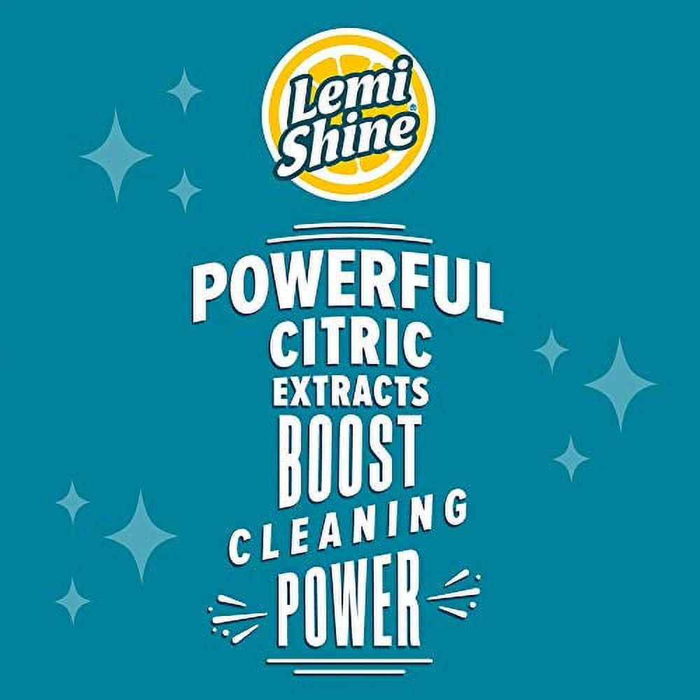 Lemi Shine - Shine + Dry Natural Dishwasher Rinse Aid Hard Water Stain Remover 8.45 oz - 3 Pack Bundle