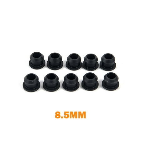 

(8.5mm) 10pcs Silicone Rubber Snap-on Hole Plug 2.5-14mm Blanking End Caps Seal Stopper