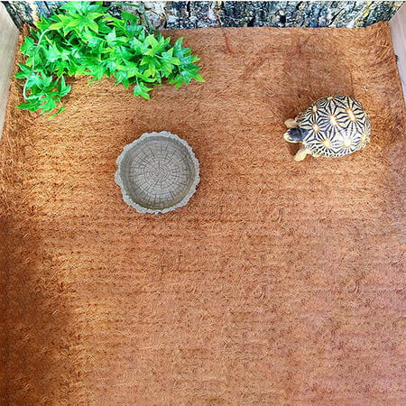 Soft Wood Reptile Cushion Mat Pad for Tortoise Lizard Snake Spider Pet