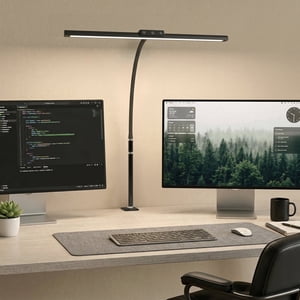 DAYBETTER LED Desk Lamp with Clamp and Adjustable Gooseneck