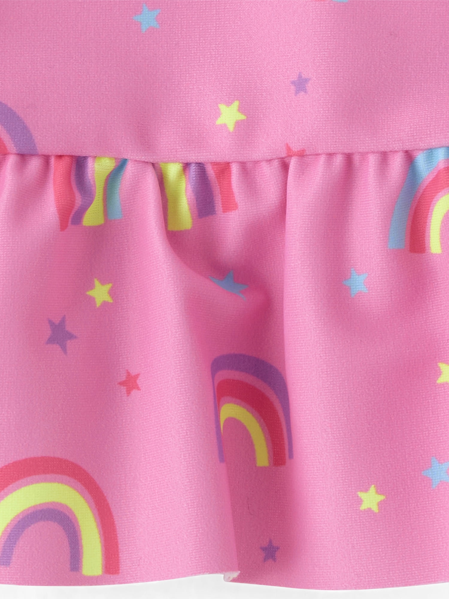 The Children's Place Baby & Toddler Girls Short Sleeve Peplum Swimsuit, 2-Piece, Sizes 6M-5T
