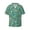 Mushrooms And Flowers, variant on Ocean Scene with Noah's Ark Men's Loose Fit Cuban Collar Short-Sleeve Shirt with Button-down and Chest Pocket for Everyday Wear Outings - XX-Large