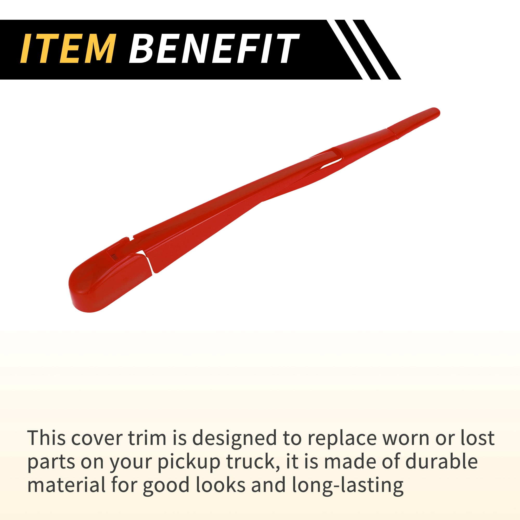Unique Bargains Rear Wiper Arm Cover Trim for Jeep Wrangler JL JLU 2018-2024