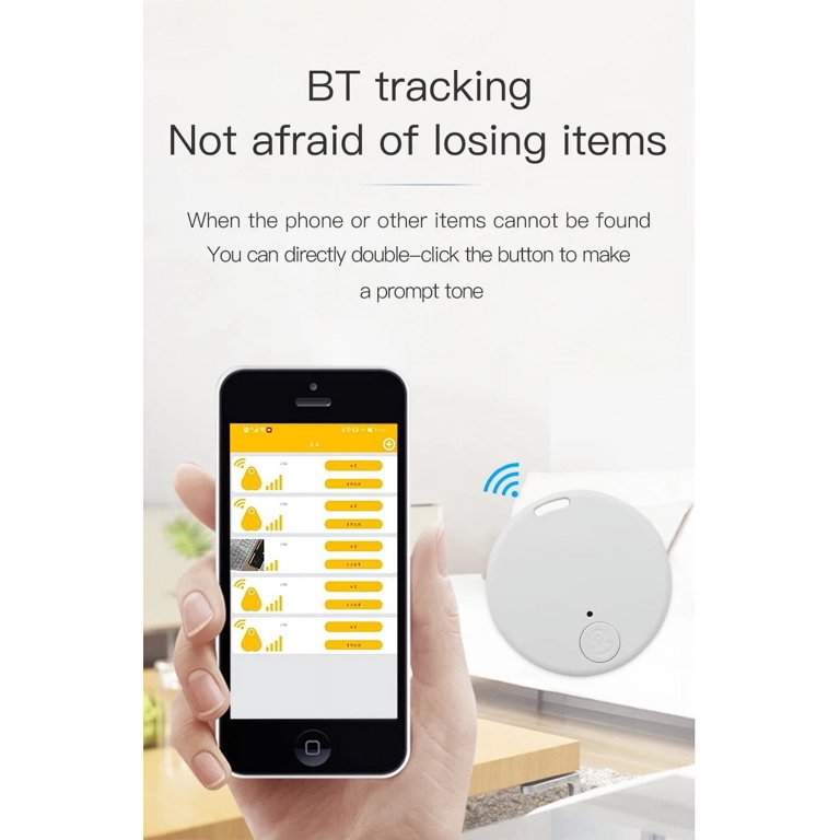 2x Bluetooth Key Finder GPS Tracker Tags – For Keys, Pets, Kids, Wallet, Bags – Anti-Loss