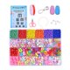 thumbnail image 5 of Cuentas de colores sueltas de alambre elástico con letras, cuentas cuadradas, cuentas redondas para manualidades. Estilo A, 5 of 9