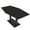 Black Cypress w/Matte Black Base no Electric, variant on 3X6 Hexagon Conference Table Square Metal Base Data And Electric Unit