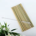 thumbnail image 4 of 10-Pack Eco-Friendly Bamboo Straws, Reusable with Cleaning Brush, Sustainable Sipping Solution, 4 of 8