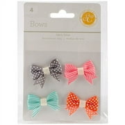 Wanderlust Fabric Bows 4/pkg-