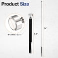 thumbnail image 2 of Herramienta de recogida magnética telescópica Uxcell 5LB Acero inoxidable 5.3" a 24" Varilla de recuperación magnética con clip para bolsillo para la industria automotriz, garaje, oficina, Negro, 2 of 7