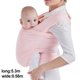 thumbnail image 2 of Wrap Carrier Baby Hands Free Free Baby Lightweight Pink, 2 of 6