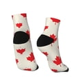 thumbnail image 4 of Bingfone Happy Canada Day Design Patterned Men'S Women'S Casual Cotton Socks, 4 of 9