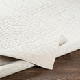 thumbnail image 4 of Mark&Day Outdoor Rugs, 9x12 Weurt Global Indoor/Outdoor Cream Area Rug, Non Shedding Cream White Carpet for Patio, Porch, Deck, Bedroom, Living Room or Kitchen (9'2" x 12'), 4 of 5