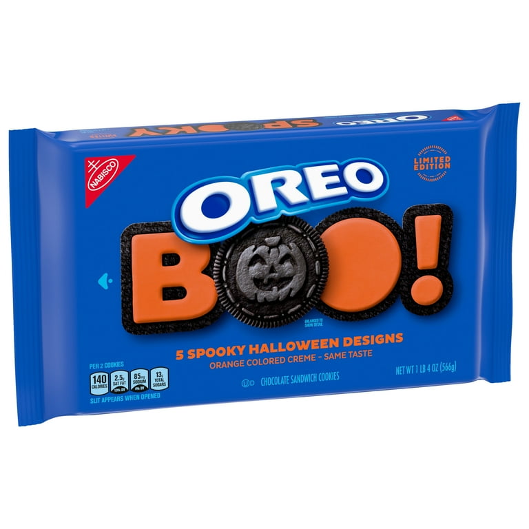 NICENESS SPOOKY（Limited）LIME x ORANGE OREO Orange Creme Filling Chocolate Halloween Sandwich Cookies