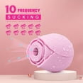 thumbnail image 2 of Clitoris G-Spot Nipple Anal Vibrating Rose Vibrator, Clitoris Vagina G-Spot Nipple Vibrator Automatic Simulation, Anal Prostate Vibration Stimulation Massage Make Couples Fun Happy Adult Gay Sex Toys, 2 of 9