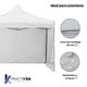thumbnail image 3 of Carpa 3 x 3 Metros Toldo Lona Impermeable Plegable Para Jardin Color Blanco Practiksa  Carpa con Pared, 3 of 5