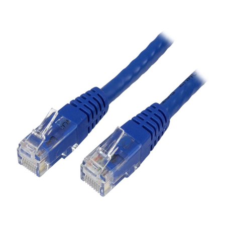 UPC: 0065030789462 | StarTech.com C6PATCH3BL Cat6 Ethernet Cable – 3 ft – Blue – Patch Cable – Molded Cat6 Cable – Short Network Cable – Ethernet Cord – Cat 6 Cable – 3ft