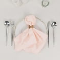 thumbnail image 6 of Efavormart 5 Pack Blush Premium Scuba Cloth Napkins, Wrinkle-Free Reusable Dinner Napkins, 6 of 11