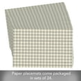 thumbnail image 5 of CounterArt "Fall Gingham" 24-Sheet Reusable Premium Paper Placemats, 5 of 6