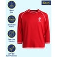 thumbnail image 6 of iXtreme Boys Swim Shirt - UPF50+ Sun Protection Quick Dry Long Sleeve Rash Guard Shirts for Boys, 6 of 7