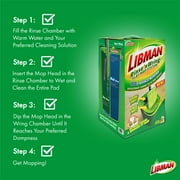 Libman Rinse N Wring Flat Mop System with Microfiber Pad