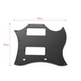 thumbnail image 2 of Pickguard PVC HH Guitar Pickguard Scratch Plate para Guitarras Eléctricas SG 3 Ply Negro Tomshoo Pickguard, 2 of 6