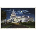 thumbnail image 5 of Washington DC, Exterior View of US Capitol Building at Night, Lantern Press, Premium Playing Cards, 52 Card Deck with Jokers, USA Made, 5 of 5