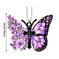 thumbnail image 4 of Gibobby de amantes de las mariposas, accesorios de Interior de coche, decoración de árbol de Navidad, adornos colgantes, accesorios de llavero(F), 4 of 4