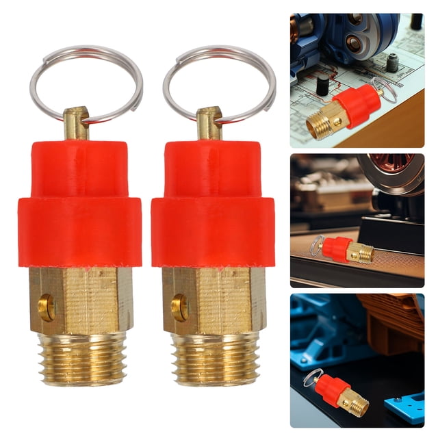 TABLZONE 2Set Brass Compressor Valve for Industrial Maintenance and Protection
