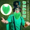 Wonawenie St. Patrick's Day party decoration Irish festival Party Green fake beard