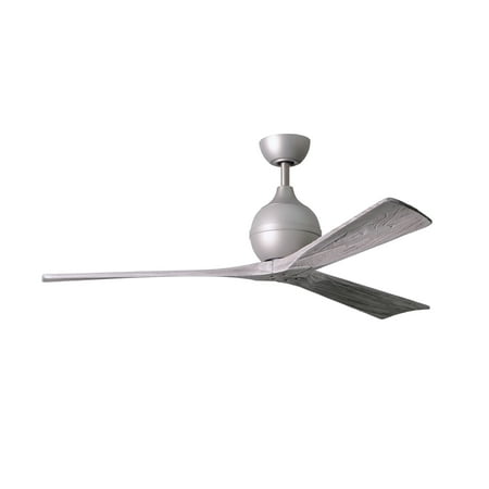 Atlas Irene 60 Brushed Nickel Ceiling Fan With Barnwood