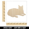 thumbnail image 2 of Lazy Cat Wood Shape Unfinished Piece Cutout Craft DIY Projects - 6.25 Inch Size - 1/4 Inch Thick, 2 of 7