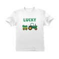 thumbnail image 1 of Tstars Boys Lucky Clover Irish Tractor Loving St Patricks Day Proud Irish Toddler T Shirt, 1 of 7