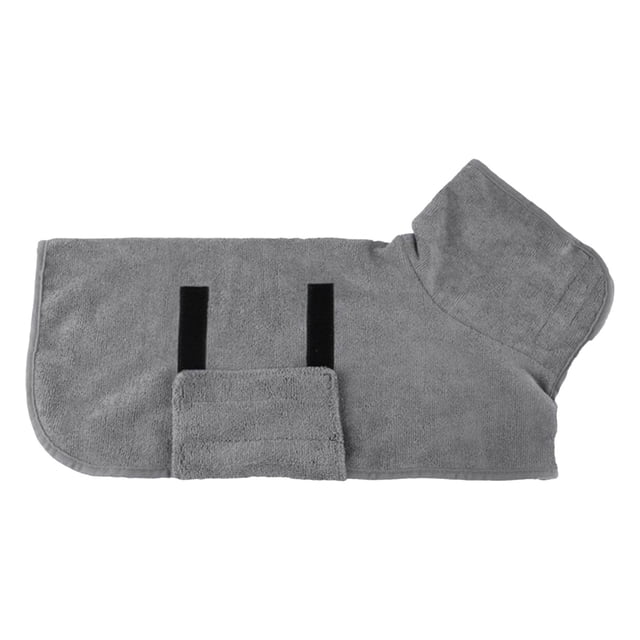 Dog Bathrobe Absorbent Dog Towels Large Quick Drying Robes For After Bath Soft Adjustable Warm Keeping Dogs Towel(S XL)