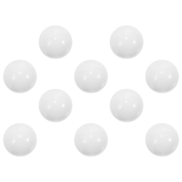 CTIRCHIU 10pcs White Acrylic Festival Wheel Beads for DIY Party Games and Roulette Wheel Supplies