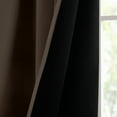 thumbnail image 5 of Deconovo Total Blackout Curtains for Living Room, Thermal Insulated, 2 Panels, 52"x72", Brown, 5 of 9